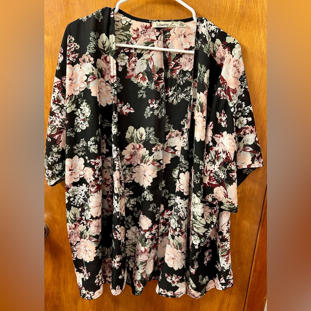 Liberty Love Floral Open-Front Top